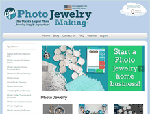 Tablet Screenshot of photojewelrymaking.com